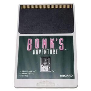 Bonk's Adventure (TurboGrafx-16, 1990) Tested and working! Hu Card only